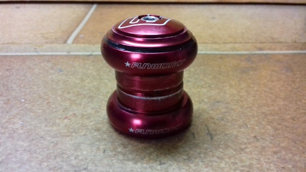 altra - Serie sterzo Fun Works N-light, 1"1/8, rossa,