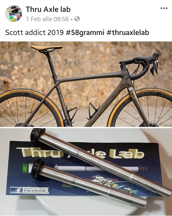 altra - Thru Axle Lab Perno passante