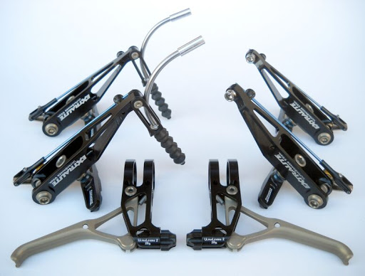 Extralite - CERCO corpi freno V-brake EXTRALITE Ultrabrakes e leve freno Ultralevers