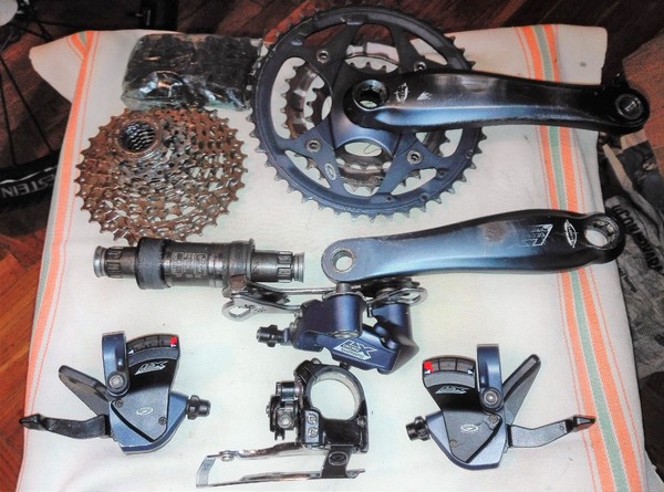 Shimano - Gruppo completo deore LX 3x9v