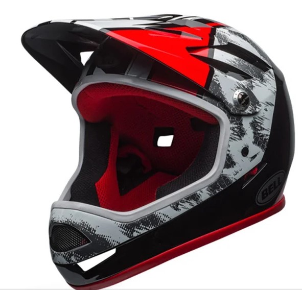 Bell - SANCTION RED BLACK WHITE