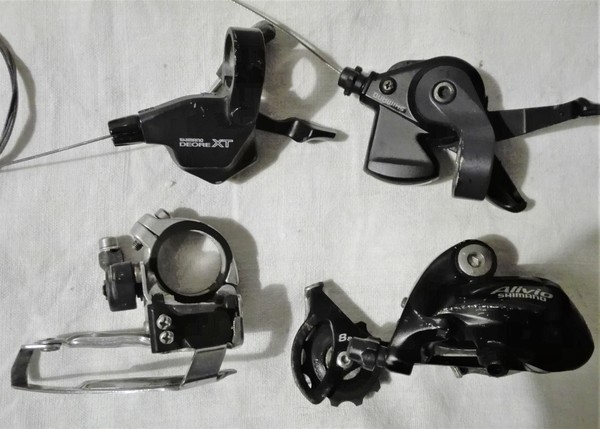 Shimano - gruppo vitage 3x8v XT/LX/Alivio