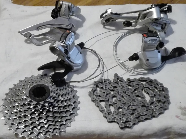 Shimano - Gruppo XT 3x9v perfetto