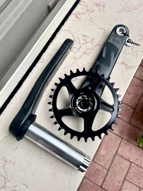 Race Face - Guarnitura RACE FACE NEXT SL G5 Nuova - Corona 32T - Pedivelle 175mm - 473g