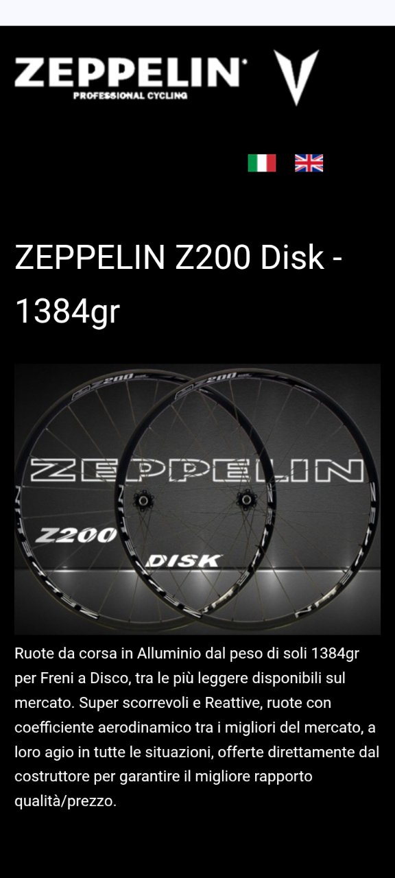 altra - Zeppelin z200 Carbon  Z 200 carbon   Z 200 alluminio 