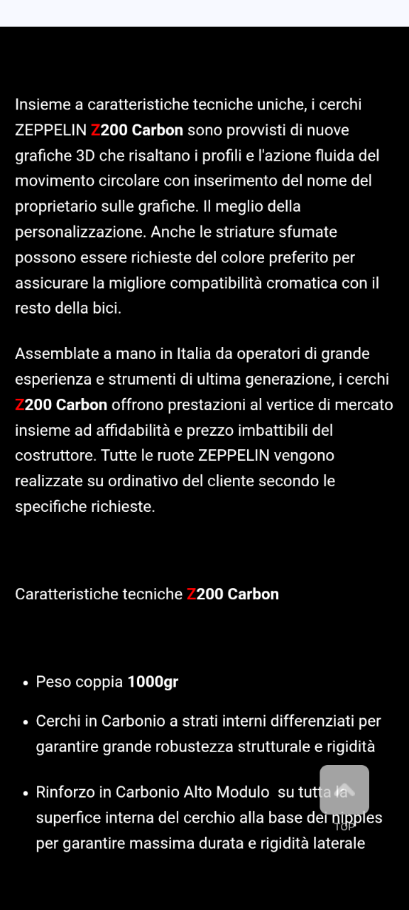 altra - Zeppelin z200 Carbon  Z 200 carbon   Z 200 alluminio 